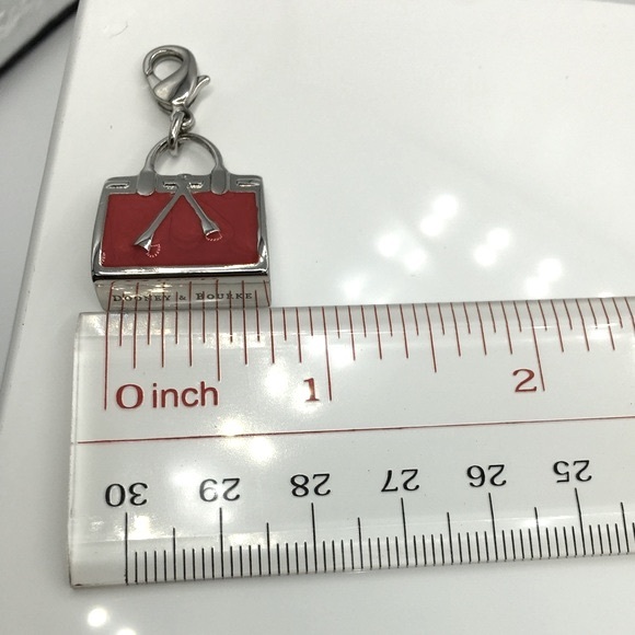 Dooney & Bourke || Mini Satchel❤️ Bag Charm Red || Like NEW✨ - Picture 6 of 7